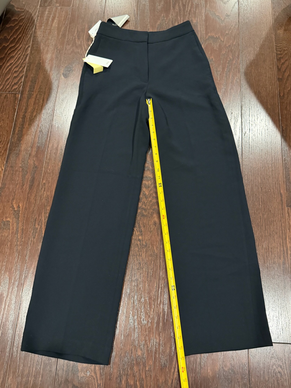 Aritzia Wilfred Alanya Black Pant Trouser Women Size 4 Wide Leg NEW - Picture 5 of 10